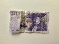 ✌️ 20 SEK Schwedische Kronen - alter Geldschein aus Schweden ✌️ Hamburg-Mitte - Hamburg St. Georg Vorschau
