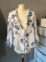 Elisa Cavaletti **Bluse ** weiß+ floraler Druck ** Gr. 38 ** Baden-Württemberg - Bammental Vorschau