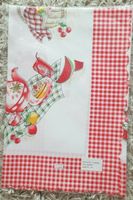 Tischdecke 85 x 85 cm Picknick Ostern Mitteldecke Obst rot karo Bayern - Rehling Vorschau