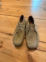 Clarke Wallabee beige, Gr. 10,5 Mitte - Wedding Vorschau