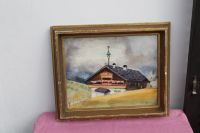 Orig.altes Bild "Tiroler Bauernhaus" v. Hanns Herzing, 1943 Dresden - Großzschachwitz Vorschau