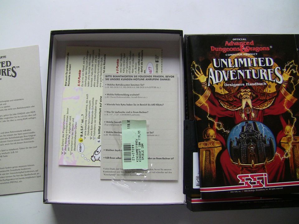 Vintage PC Spielebox - Unlimited Adventures in Essen-Haarzopf