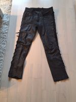 Biker Lederjeans Herren, geschnürt, Firma Cromwell, Gr.56 Brandenburg - Schönborn Vorschau