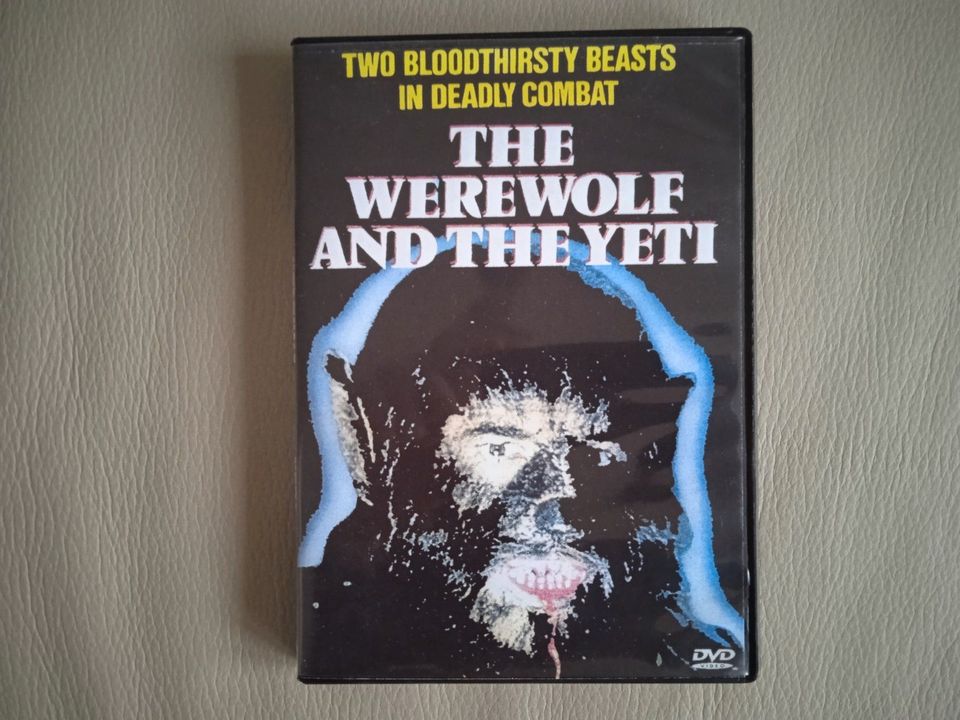 DVD  The Werewolf and the Yeti (mit Paul Naschy) in Ratingen