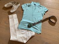RALPH LAUREN Stretch- Polo Shirt M 38 slim fit aqua Düsseldorf - Heerdt Vorschau