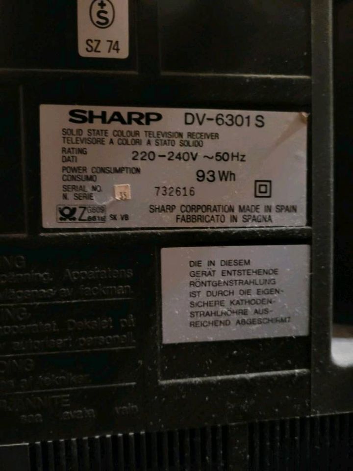 Sharp Röhrenfernseher DV6301S (u.a.)/NEED:Fuß f. 20PFL412 u.a. in Berlin