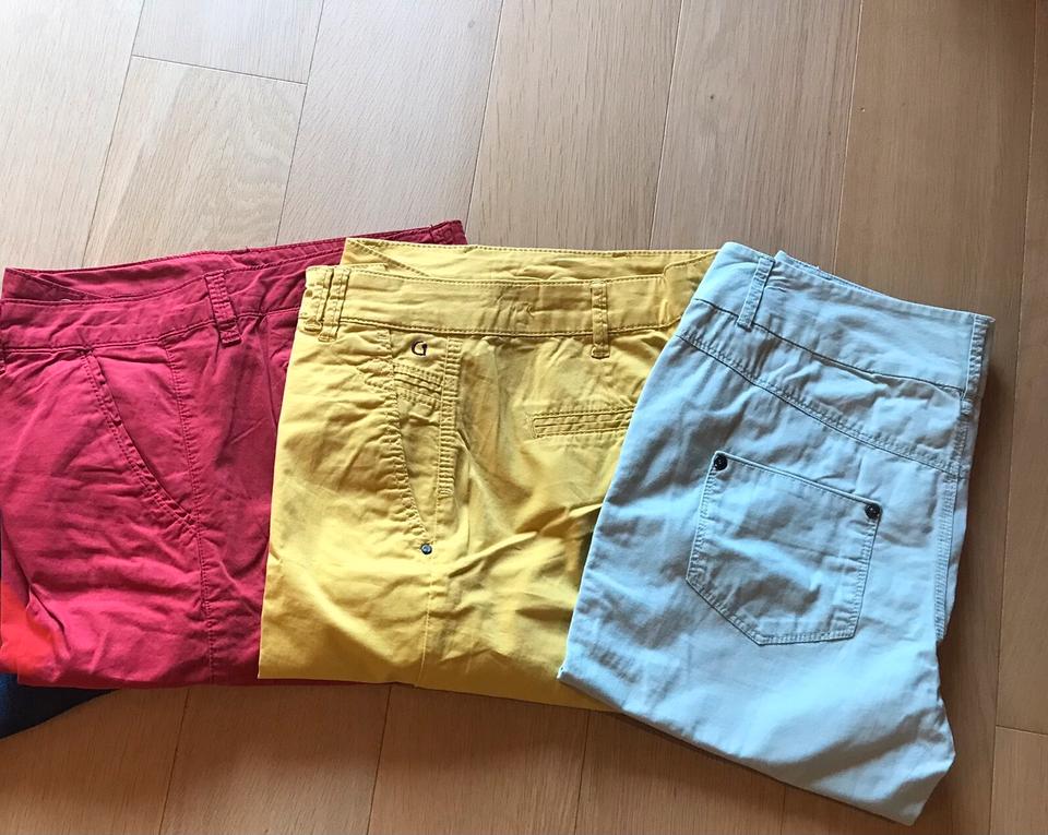 Hosen Sommerhosen s 36 Esprit Only comma rot türkis in Syke
