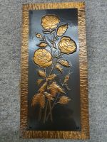 1 Wandbild Kupferrelief " Rosen " Handarbeit Hessen - Bruchköbel Vorschau