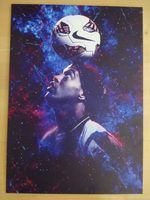 Displate Fußball "Ronaldinho" Metallposter, Metallbild Bayern - Bobingen Vorschau