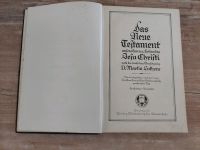 Das neue Testament unseres Herrn und Heiland J Chr. Luther antik Baden-Württemberg - Gärtringen Vorschau