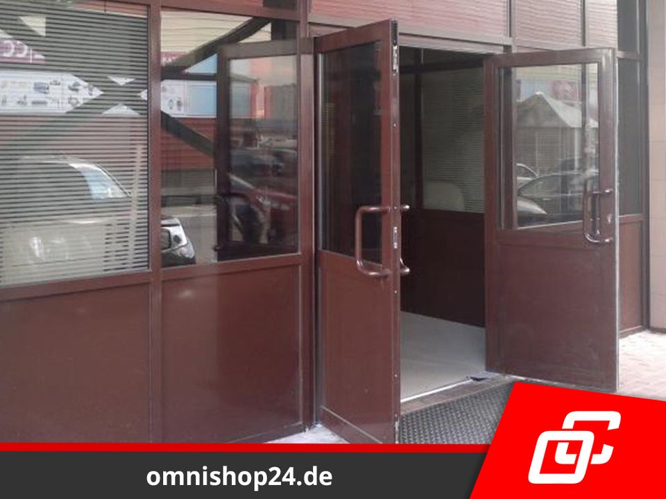 Aluminium Alu Fenster Zweifachverglasung Schaufenster auf Maß Ladenfenster aus Polen Aluminiumfenster Industriefenster Festverglasung in Görlitz