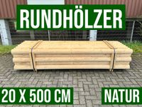 Palisade Rundholz Schneefangholz Stangen Holz - 20 x 500 - NATUR Nordrhein-Westfalen - Lennestadt Vorschau