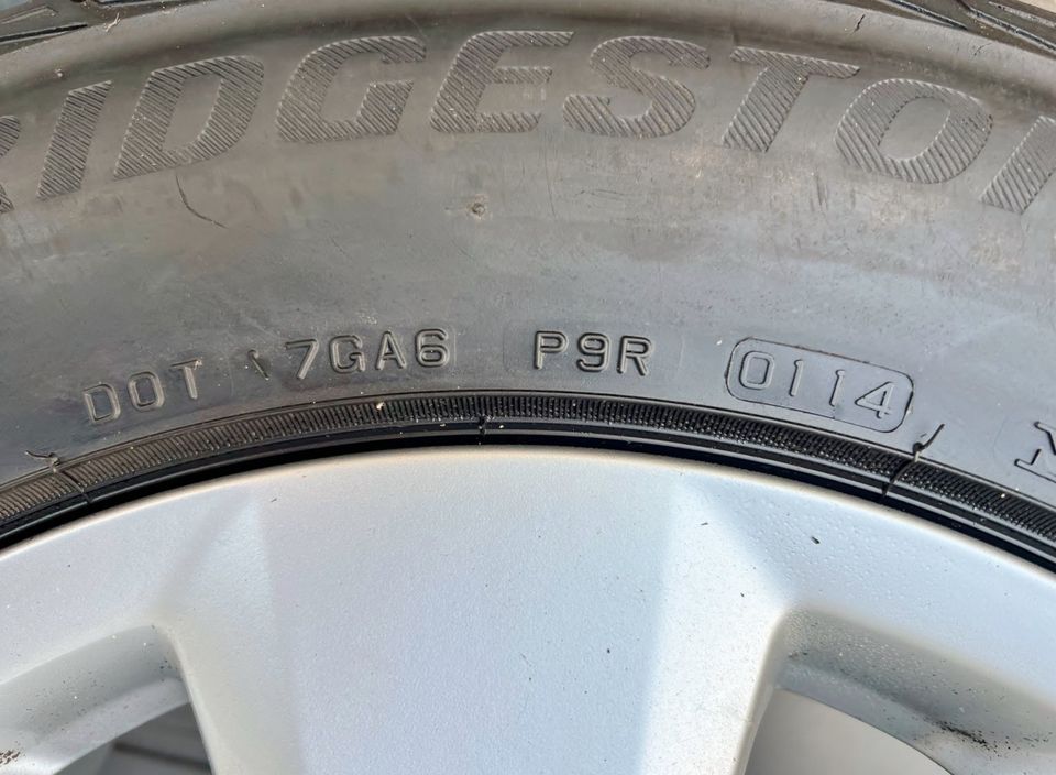 Winterräder Bridgestone 225/60 R16 98H für Audi A6 C7 4G in Nordhausen