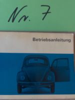 VW Betriebsanleitung VW 1200 1300 1500 Limo und Cabrio Nordrhein-Westfalen - Erftstadt Vorschau
