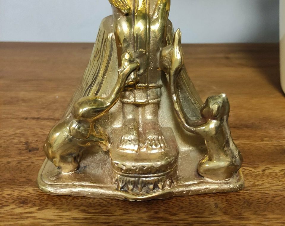 Wundervoller Buddha aus Messing 27cm 1,2kg in Lüchow