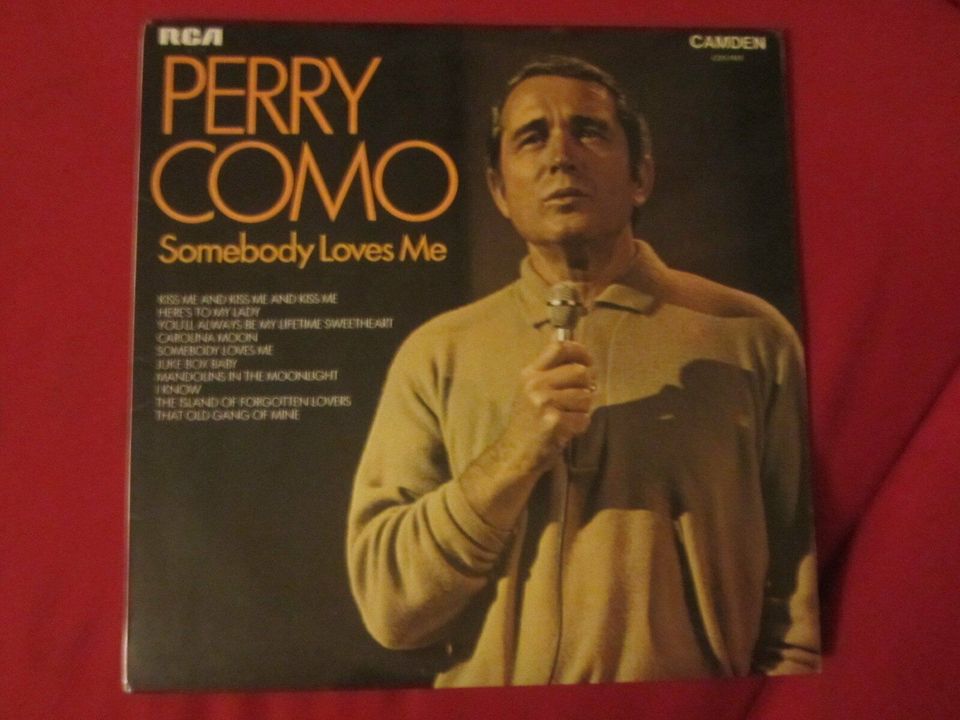 Lp Vinyl  Perry Como ‎– Somebody Loves Me  Eng Press Schallplatte in Hamburg