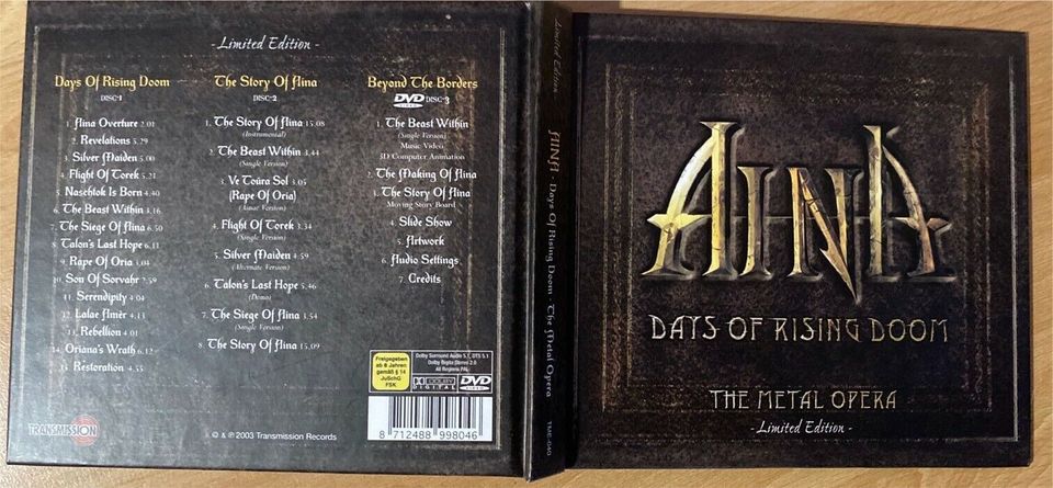 Aina - Days of Rising Doom ( Metal Opera - Limited Edition) Festp in  Nordrhein-Westfalen - Bottrop | Musik und CDs gebraucht kaufen | eBay  Kleinanzeigen ist jetzt Kleinanzeigen