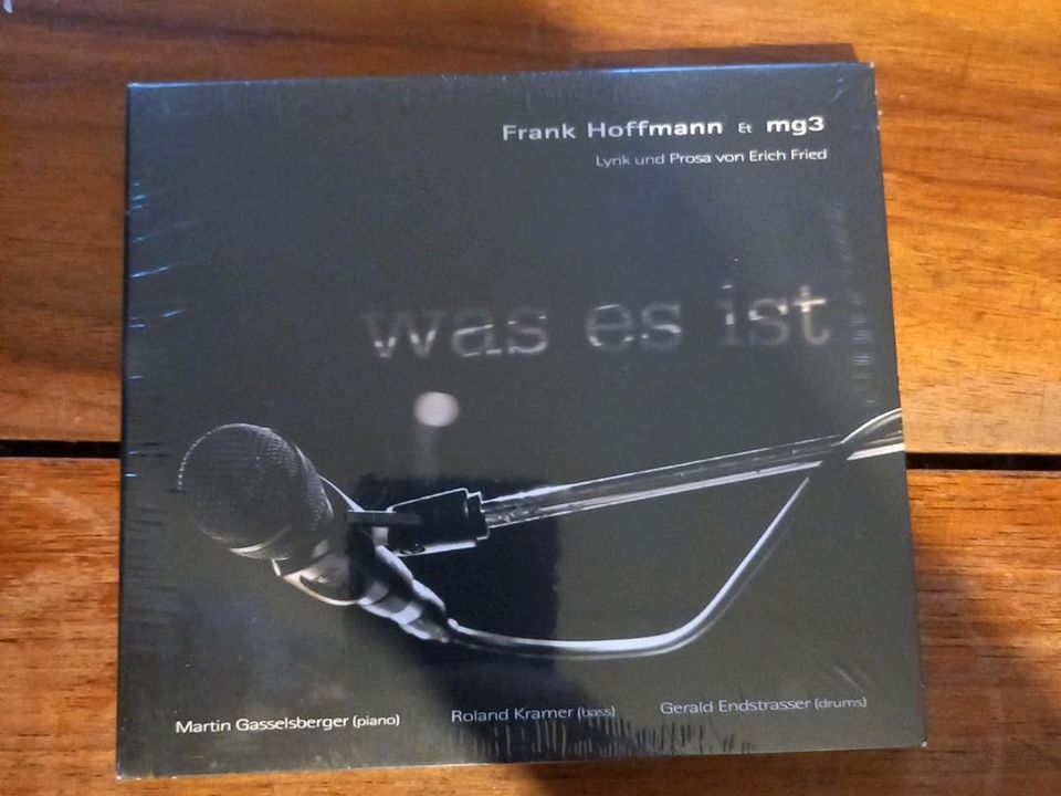 Frank Hoffmann & mg3 - Was es ist Cd NEU & OVP Lyric Prosa Fried in Wonsees