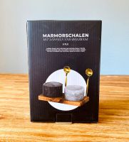 Marmorschalen mit Löffeln und Holzbase 5-teilig • Depot Hessen - Solms Vorschau