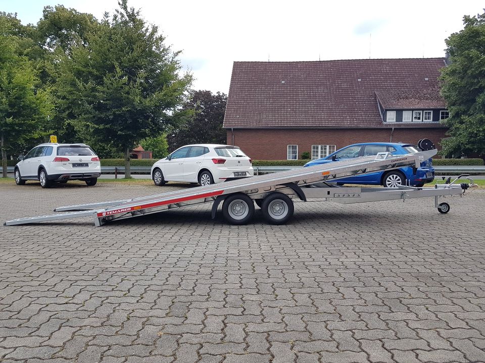 Temared Carkeeper 4520/2 S 2,7t Autotransportanhänger kippbar in Lüdersfeld