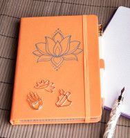 Yoga - Schreibbuch Lotus - Orange - NEU! Berlin - Reinickendorf Vorschau