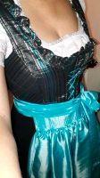 Dirndl schwarz türkis, Oktoberfest, 36/38 Rheinland-Pfalz - Bad Kreuznach Vorschau