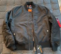 ALPHA INDUSTRIES, Bomberjacke, schwarz, leicht gefüttert, XL, neu Nordrhein-Westfalen - Essen-Haarzopf Vorschau