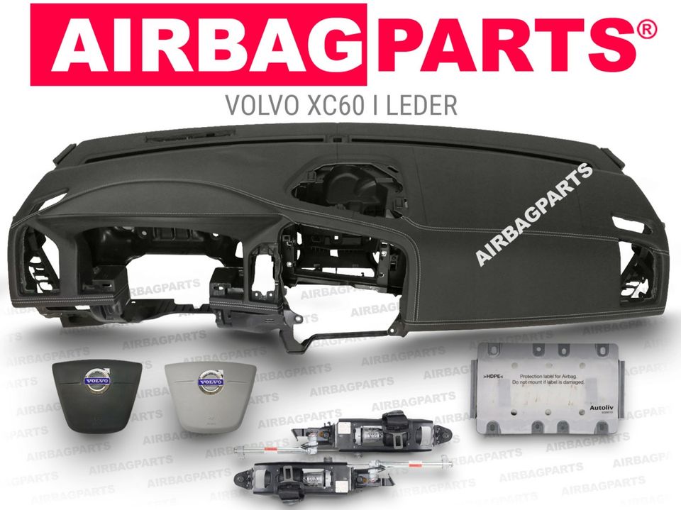 VOLVO XC60 I LEDER Armaturenbrett Airbag Satz in Bremen