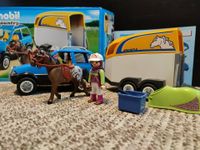 Playmobil 5223 - PKW mit Pferdeanhänger Baden-Württemberg - Neukirch Vorschau