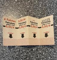 DDR VEB Kraftverkehr Eisenach Busfahrkarten Busfahrschein Thüringen - Krauthausen Vorschau