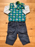 Set Outfit Langarmbody, Pullunder, Halstuch, Hose Gr. 74 (74/80) Nordrhein-Westfalen - Arnsberg Vorschau