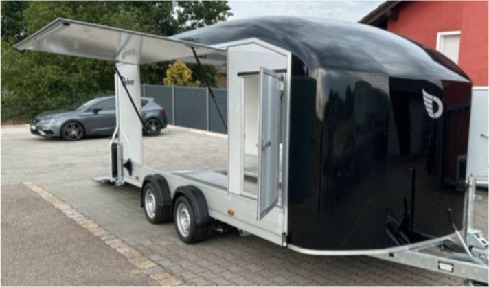 Debon C1000  ⭐️Lieferung möglich⭐️ Neu mit Tempo 100⚡️Kofferanhänger⚡️Anhänger⚡️Auto⚡️Autotransporter VOLLAUSSTATTUNG E-WINDE & ERHÖHUNGSRAMPEN ALU Autotransporter ⚡️C 1000 in Hannover