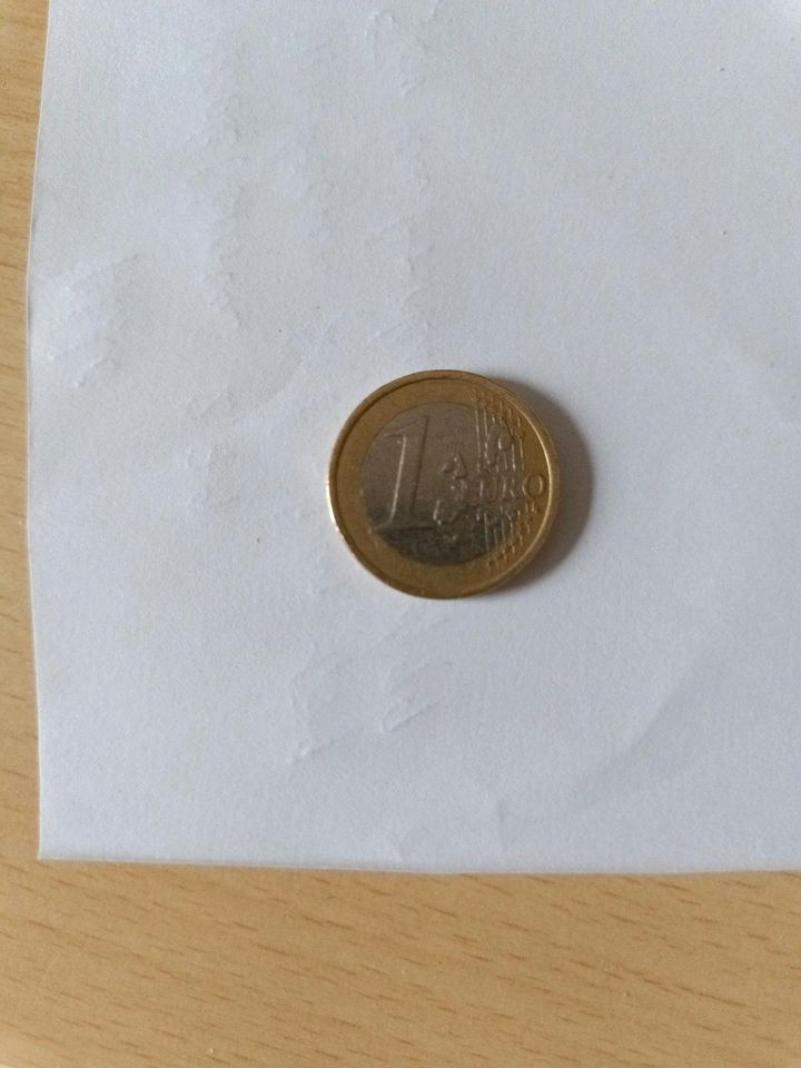 Münze 1 Euro in Bayreuth