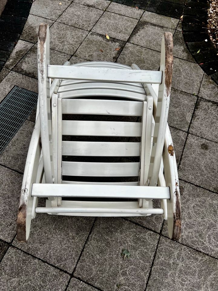 Vintage Herlag Deckchair Gartenstuhl 70er Liegestuhl in Düsseldorf