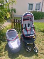 Kombi-Kinderwagen von Bergsteiger mit Zubehör Babywanne Buggy Sachsen - Burkhardtsdorf Vorschau