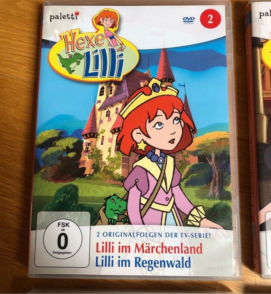 Konvolut 4 Kinder DVD Hexe Lilly in Westerstede