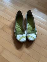 Grün-weiße Ballerinas Von Vic Matie Bayern - Uttenreuth Vorschau