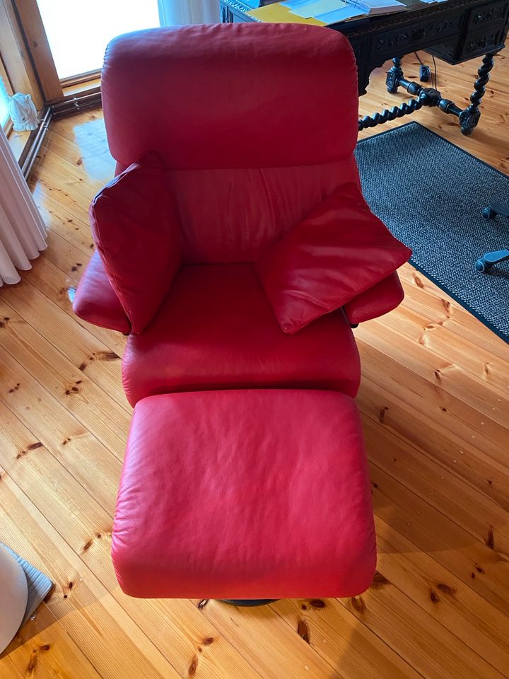 Leder Sessel (Stressless) mit Rechnung in Kerpen