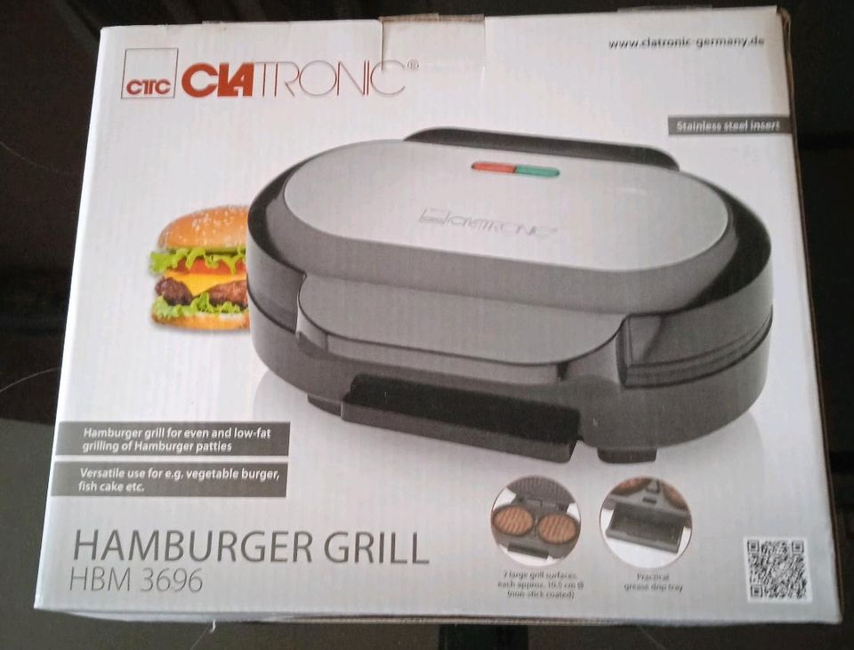 Hamburger Grill NEU Camping in Wilsdruff