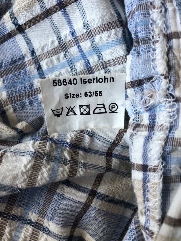 Sonnenhut aus Baumwolle, mit Nackenschutz, Gr.53/55, blau, wieNEU in Gotha