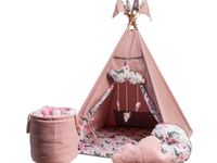 Kinderzelt Tipi rosa mit Blumen Nordrhein-Westfalen - Ahaus Vorschau