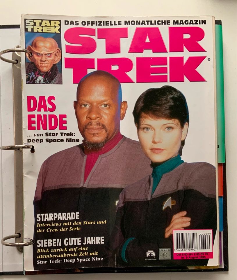 Star Trek Enterprise Sammlung Logbücher Magazine Technik usw. in Friesoythe