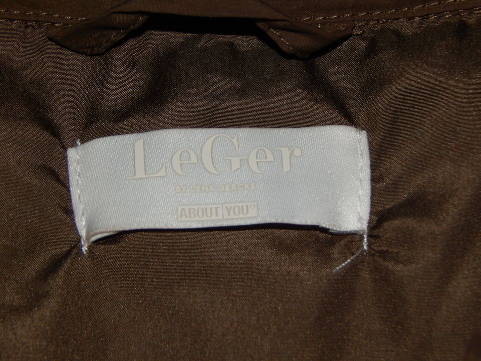 LeGer by Lena Gerke Jacke Übergangsjacke Gr. 34 XS braun in Lotte