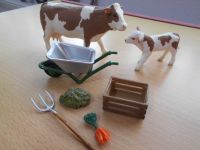 Schleich Kuh mit Kälbchen inkl. Zubehör  /  NEU! Hessen - Ebsdorfergrund Vorschau