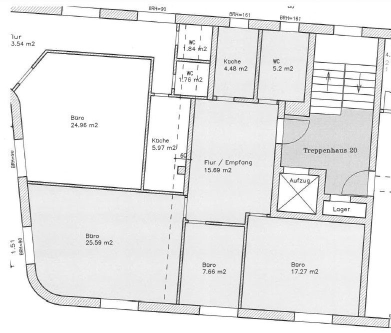 Büro- & Praxisflächen in der Innenstadt TOP Lage Bahnhofstraße Wetzlar Büroflächen Praxis in Wetzlar