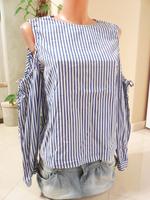 ★ ESPRIT ★ Cut Out Shirt Bluse S 36 blau gestreift Niedersachsen - Adendorf Vorschau