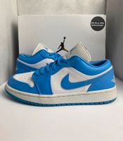 ✅Nike Jordan 1 Low UNC University Weiß/Hellblau 39 US 8 Sneaker Sachsen - Treuen Vorschau