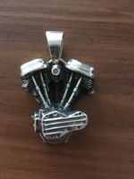 Panhead Harley Motor Schmuck Anhänger NEU 925Silber Baden-Württemberg - Denkendorf Vorschau