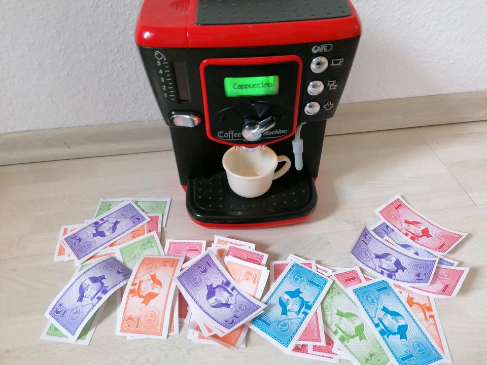 Kaffeemaschine Vollautomat Kinderküche Kaufladen Spiel Funktion in Erfurt