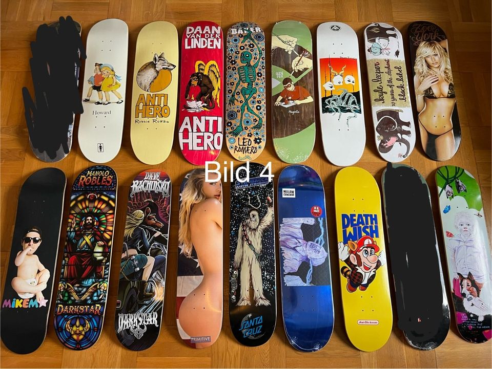Skateboard Deck Sammlung | Sammlungsauflösung | ca.100 Stk in Arnsberg